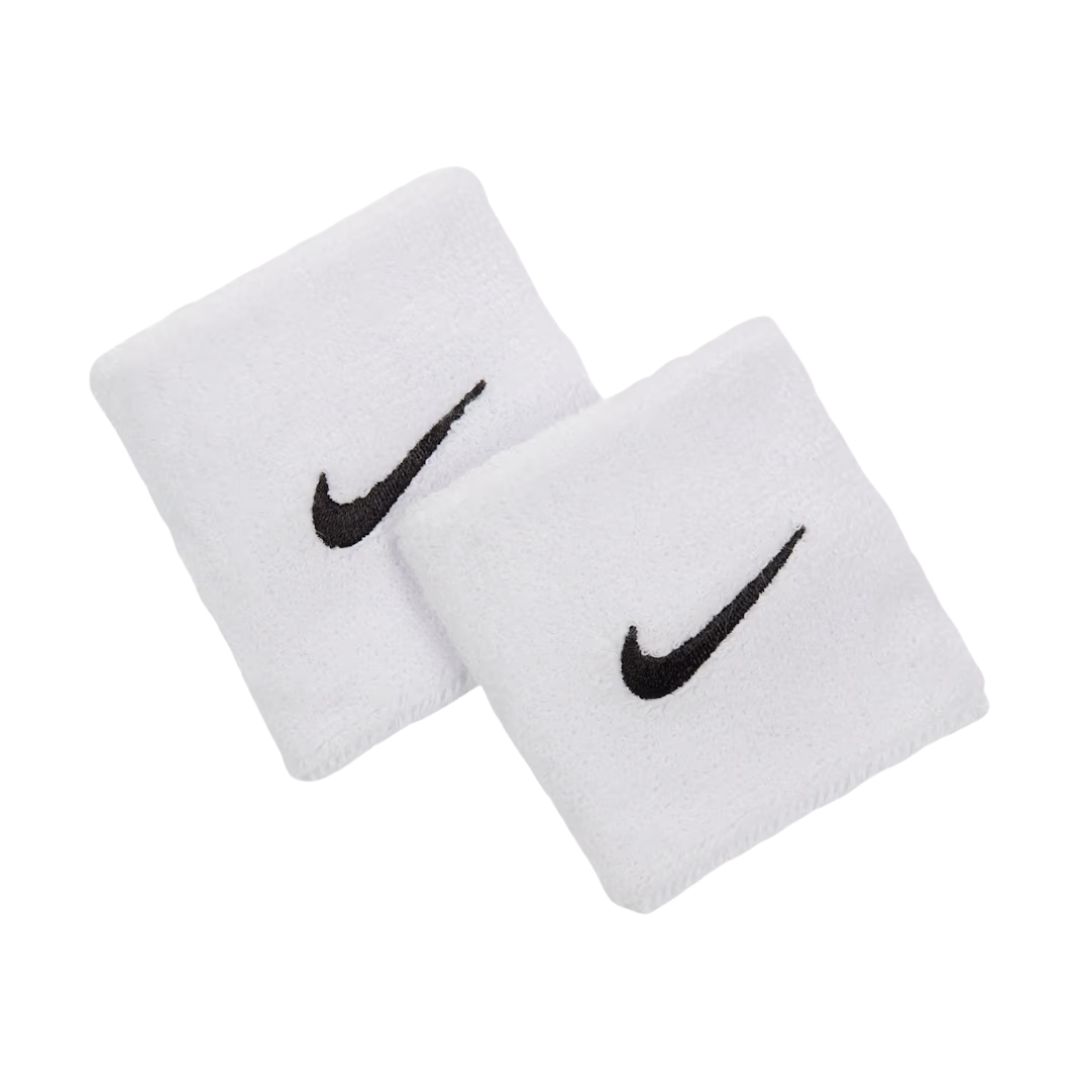 Nike Swoosh Classic Wristbands 2-Pack White/Black billede